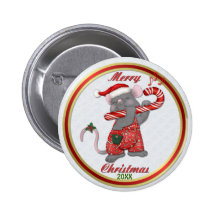 La souris accorde Père Noël Badges