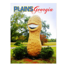 La statue de sourire d'arachide, plaines, la Géorg Cartes Postales