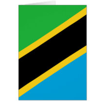 la Tanzanie Carte De Vœux