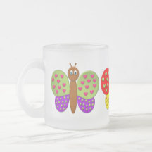 La tasse du papillon d'imaginaire de bonbon