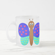 La tasse du papillon d'imaginaire de bonbon