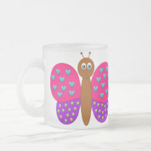 La tasse du papillon d'imaginaire de bonbon