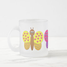 La tasse du papillon d'imaginaire de bonbon