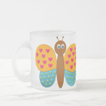 La tasse du papillon d'imaginaire de bonbon
