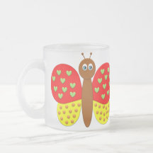 La tasse du papillon d'imaginaire de bonbon