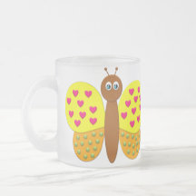La tasse du papillon d'imaginaire de bonbon