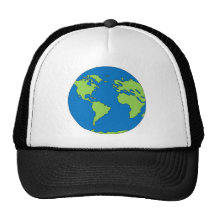 La terre de planète casquettes de camionneur