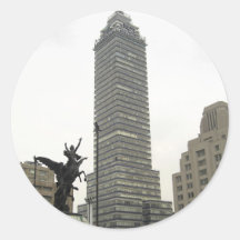 La Torre Latinoamericana desde Bellas Artes Ronde Stickers