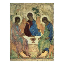 La trinité sainte, 1420s carte postale