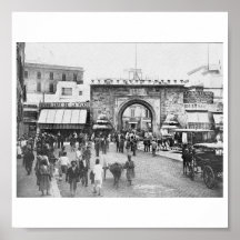 La Tunisie Tunis Porte De France 1895 Posters