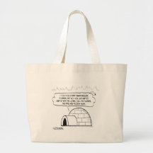 La tuyauterie est gelée dans un igloo sacs en toile