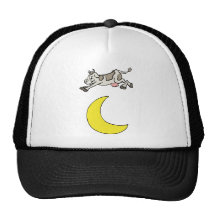 La vache sautée au-dessus de la lune casquette