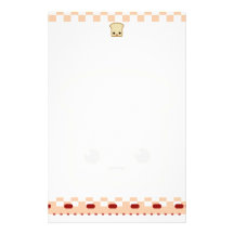 la vie de pain grillé papier à lettre personnalisé