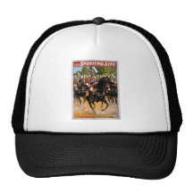 La vie sportive, théâtre vintage de "seigneur Wood Casquette