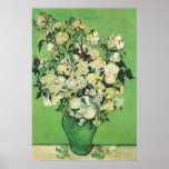 La vie toujours - roses roses dans un vase, Van Go Posters