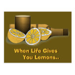 La vie vous donne des citrons carte postale