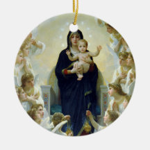La Vierge avec des anges, William Bouguereau Ornement