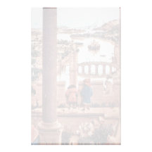 La Vierge avec le petit groupe de Rolin de chancel Papier À Lettre Customisé