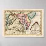 La Virginie et la baie de chesapeake Poster