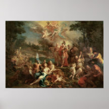 La vision d'Aeneas dans les domaines élyséens Posters