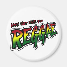 Laat aan de muziek van Dubstep Reggae van de Kopie Koelkast Magneten