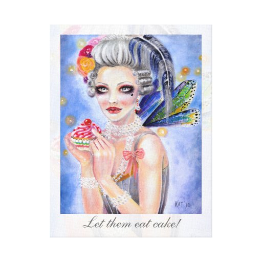 Laat hen eten cupcake gallerij wrap canvas