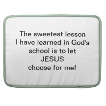 LAAT JESUS VOOR U \ KIEZEN! SLEEVES VOOR MacBook PRO