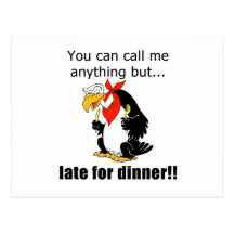 Laat voor Diner Wenskaarten