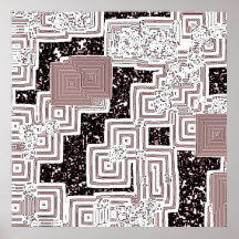 Labyrinthe de Desintegrating Poster