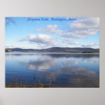 Lac Burlington, Maine Postersized pittoresque Sapo