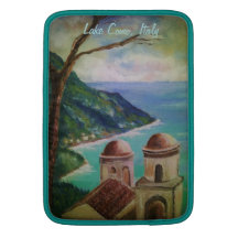 Lac Como, Italie, douille d'air de Mackbook Poches Macbook Air