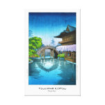 Lac japonais oriental frais de tombeau de kameido  impression sur toile