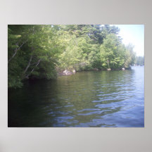 Lac maine affiche