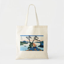 Lac Suwa dans la province de Shinano Hokusai Sac