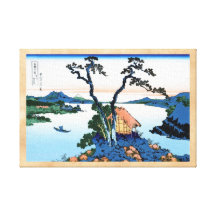 Lac Suwa dans la province de Shinano Hokusai Toiles Tendues Sur Châssis