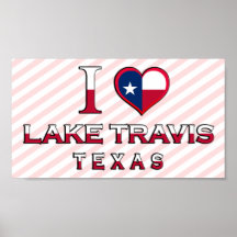 Lac Travis, le Texas Posters