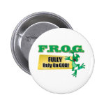 L'ACRONYME CHRÉTIEN DE GRENOUILLE SE FONDENT ENTIÈ PIN'S AVEC AGRAFE