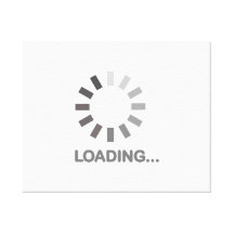 Ladende bar Internet Canvas Afdruk