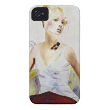 lady coque iPhone 4 Case-Mate