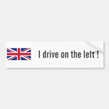 Lage Kosten Union Jack dat ik op de LinkerBumper h Bumperstickers