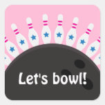 Laisse la partie de bowling de cuvette sceller la 