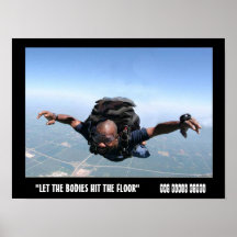 Laissez les corps frapper le plancher posters