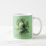 Laitue feuillue tasse à café