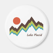 Lake Placid Magnets Pour Réfrigérateur