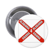 L'ALABAMA POUR le bouton d'OBAMA Pin's