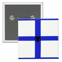 L'Albanie, drapeau ethnique Badge Avec Épingle
