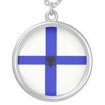 L'Albanie, drapeau ethnique Collier Personnalisé