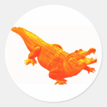 L'ALLIGATOR ENSOLEILLÉ AUTOCOLLANTS