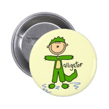 L'alligator habillent des T-shirts et des cadeaux Pin's