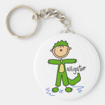 L'alligator habillent des T-shirts et des cadeaux Porte-clefs
